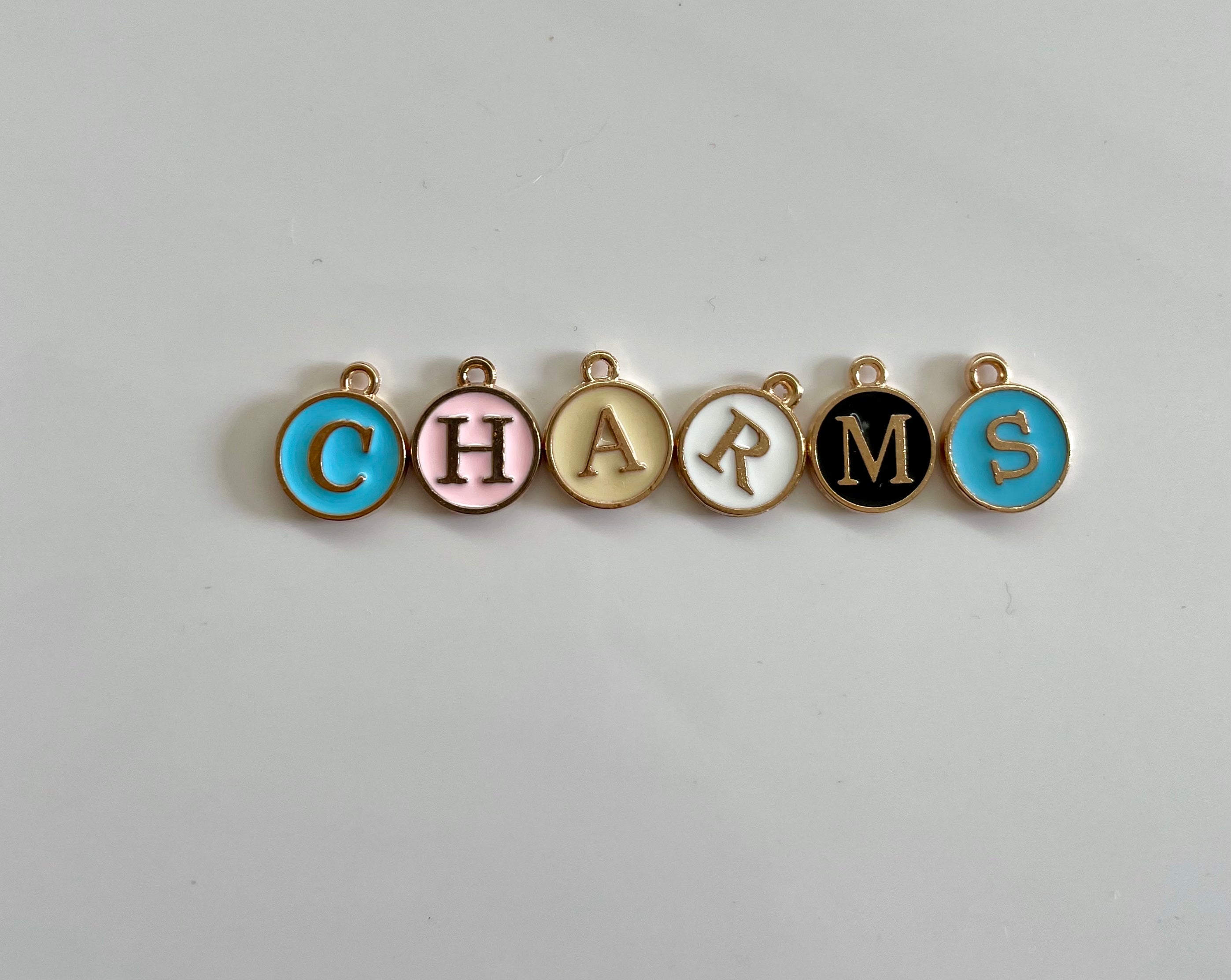 Enamel Letter Necklace – By KC